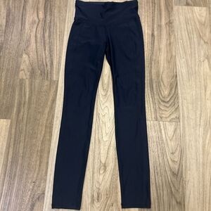 Xersion Navy Blue High Compression‎ High-Rise Leggings Women's Small